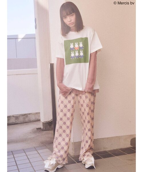 merry jenny（メリージェニー）の「カラーレースパンツ（その他パンツ・レディース・グリーン/アイボリー・FREE）」の3枚目の写真