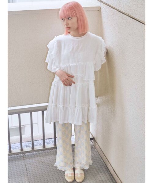 merry jenny（メリージェニー）の「カラーレースパンツ（その他パンツ・レディース・グリーン/アイボリー・FREE）」の20枚目の写真