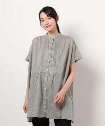 earth music&ecology | ピンタックレース チュニック ＊＊(Tシャツ/カットソー)