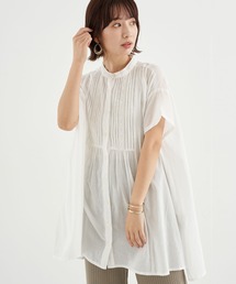 earth music&ecology | ピンタックレース チュニック ＊(Tシャツ/カットソー)