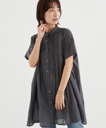 earth music&ecology | ピンタックレース チュニック ＊(Tシャツ/カットソー)