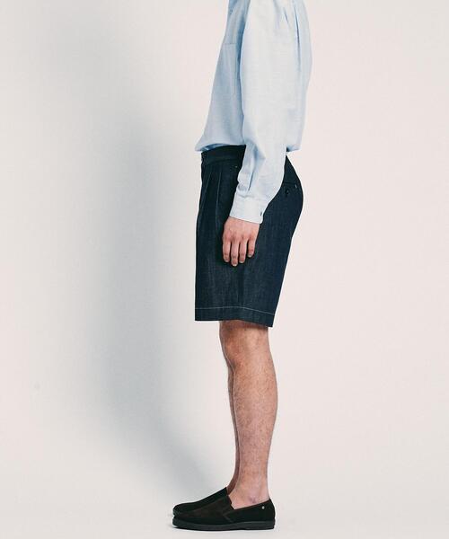 UNITED ARROWS(ユナイテッドアローズ)の「<UNITED ARROWS > ノーフェイド デニム ショーツ(その他パンツ・メンズ・ベージュ/ネイビー・SMALL/MEDIUM/LARGE/X-LARGE)」の3枚目の写真