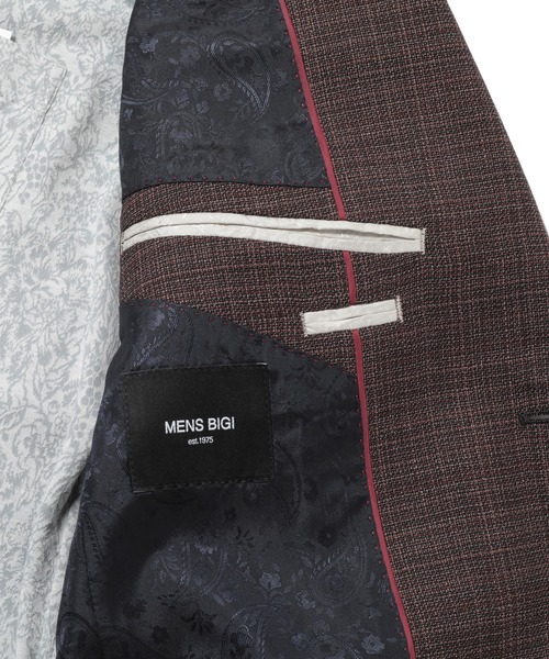 MEN'S BIGI（メンズビギ）の「ストレッチテーラードジャケット【撥水撥油加工・抗ピリング】（テーラードジャケット・メンズ・ブラウン/ネイビー・01/02/03/04）」の15枚目の写真