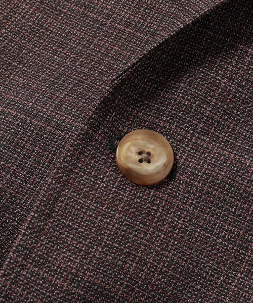 MEN'S BIGI（メンズビギ）の「ストレッチテーラードジャケット【撥水撥油加工・抗ピリング】（テーラードジャケット・メンズ・ブラウン/ネイビー・01/02/03/04）」の14枚目の写真