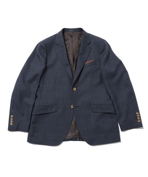 MEN'S BIGI（メンズビギ）の「ストレッチテーラードジャケット【撥水撥油加工・抗ピリング】（テーラードジャケット・メンズ・ブラウン/ネイビー・01/02/03/04）」の16枚目の写真