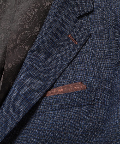 MEN'S BIGI（メンズビギ）の「ストレッチテーラードジャケット【撥水撥油加工・抗ピリング】（テーラードジャケット・メンズ・ブラウン/ネイビー・01/02/03/04）」の19枚目の写真