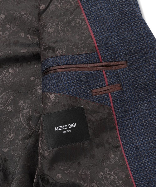 MEN'S BIGI（メンズビギ）の「ストレッチテーラードジャケット【撥水撥油加工・抗ピリング】（テーラードジャケット・メンズ・ブラウン/ネイビー・01/02/03/04）」の5枚目の写真