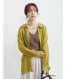 Green　Parks | ワッシャーシアーシャツ＊(シャツ/ブラウス)