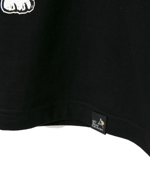 go slow caravan（ゴースローキャラバン）の「猫に小判TEE（Tシャツ/カットソー・メンズ・ブラック/ホワイト・X-LARGE/LARGE/MEDIUM）」の6枚目の写真
