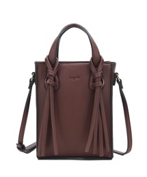【Ungrid/アングリッド】　タッセルハンド　縦長ミニポシェットバッグ