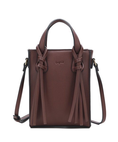 Ungrid(アングリッド)の「【Ungrid/アングリッド】 タッセルハンド 縦長ミニポシェットバッグ(ショルダーバッグ・レディース・ベージュ/アイボリー/ブラック/ブラウン/ベージュ系その他/キャメル/オリーブ/カーキ・FREE)」の1枚目の写真