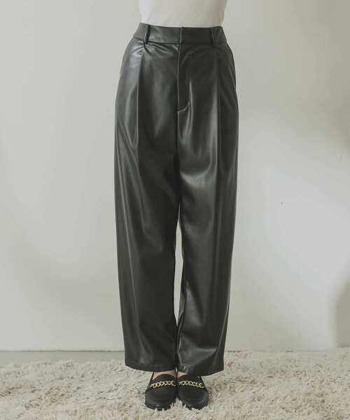 美品URBAN RESEARCH ブラックレザー　Mサイズ 良品 URBAN RESEARCH DOORS アーバンリサーチドアーズ ニット