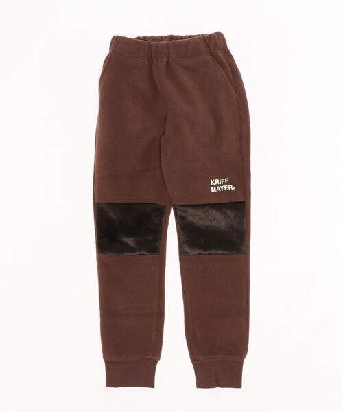 KRIFF MAYER Kid's Collection（クリフメイヤーキッズコレクション）の「ニーザパンツ（スウェットパンツ・キッズ・ブラウン/グレー/チャコール/ネイビー・140/160/170/130/150/120）」の6枚目の写真