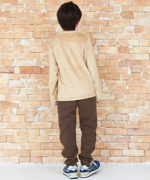 KRIFF MAYER Kid's Collection（クリフメイヤーキッズコレクション）の「ニーザパンツ（スウェットパンツ・キッズ・ブラウン/グレー/チャコール/ネイビー・140/160/170/130/150/120）」の17枚目の写真