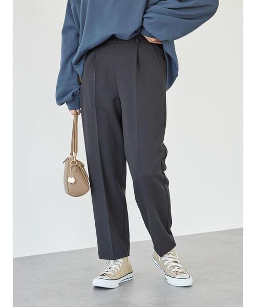 Green Parks(グリーンパークス)の「きれいシルエットアンクルパンツ*(その他パンツ・レディース・ブラック/ネイビー/ブルー/その他8・S/M/L)」の5枚目の写真