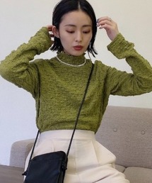 VANNIE U | しゅわしゅわハイネックT(Tシャツ/カットソー)