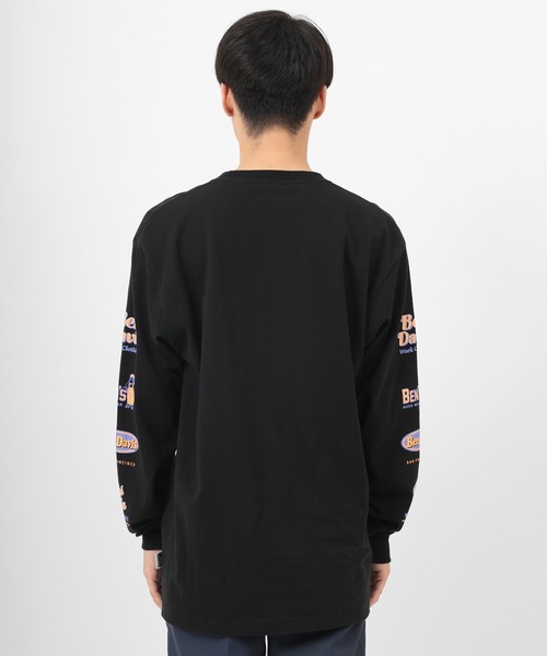 BEN DAVIS(ベンデイビス)の「【BEN DAVIS/ベンデイビス】 ブランドバナー 袖プリント ロンT(Tシャツ/カットソー・メンズ・ホワイト/ブラック/パープル・M/L/XL)」の15枚目の写真