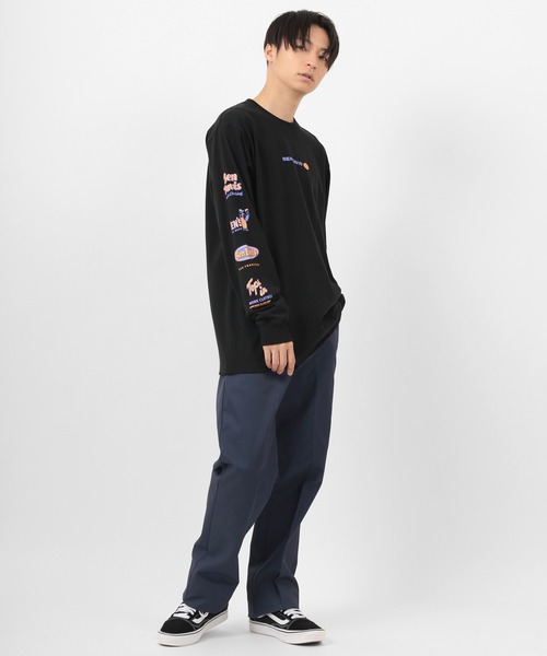 BEN DAVIS(ベンデイビス)の「【BEN DAVIS/ベンデイビス】 ブランドバナー 袖プリント ロンT(Tシャツ/カットソー・メンズ・ホワイト/ブラック/パープル・M/L/XL)」の16枚目の写真