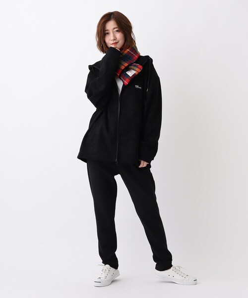 Harris Tweed ハリス ツィード 差し込み ボアマフラー