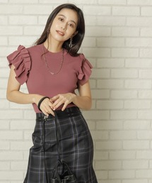 Mystrada（マイストラーダ）の「袖プリーツフレンチニット（ニット