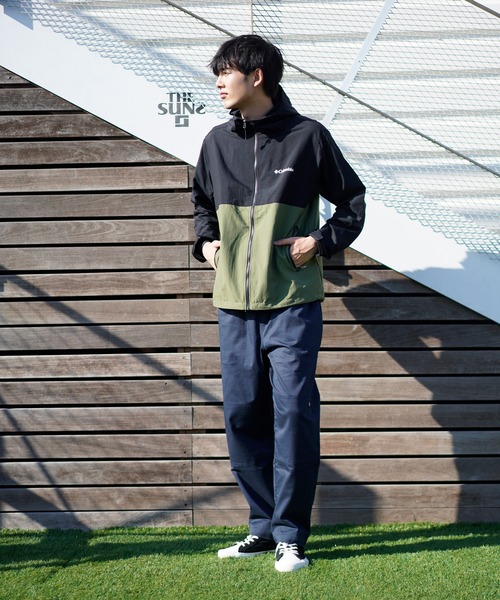 Columbia(コロンビア)の「columbia/コロンビア ヴィザボナパスジャケット ナイロンジャケット/無地 撥水/マウンテンパーカー PM3864(マウンテンパーカー・メンズ・ブラック/カーキ/カーキ系・XL/M/L)」の21枚目の写真