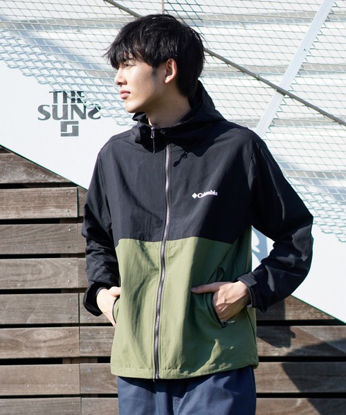 Columbia(コロンビア)の「columbia/コロンビア ヴィザボナパスジャケット ナイロンジャケット/無地 撥水/マウンテンパーカー PM3864(マウンテンパーカー・メンズ・ブラック/カーキ/カーキ系・XL/M/L)」の20枚目の写真