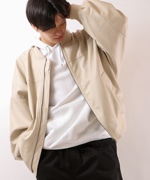 【SUGGESTION】PUバルーンシルエットボリュームスリーブボマージャケット