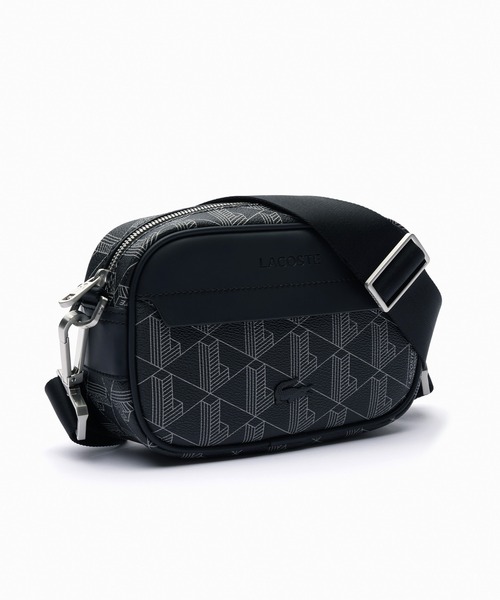 LACOSTE(ラコステ)の「ザ ブレンド モノグラムリポーターバッグ / ショルダーバッグ(ショルダーバッグ・メンズ・ブラック/チャコールグレー・FREE)」の10枚目の写真