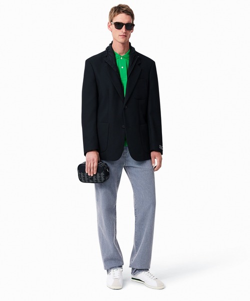 LACOSTE(ラコステ)の「ザ ブレンド モノグラムリポーターバッグ / ショルダーバッグ(ショルダーバッグ・メンズ・ブラック/チャコールグレー・FREE)」の14枚目の写真