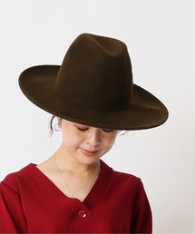 U by SPICK&SPAN | 【Benelli Montacone/ベネリモンタコーネ】中折れフェルトHAT◆(ハット)