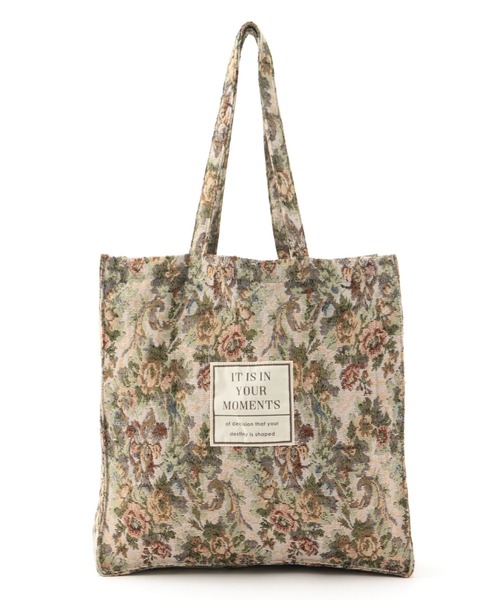 VIS（ビス）の「【A4対応】たっぷり入る、ゴブランジャガードトートバッグ（トートバッグ・レディース・ベージュ系その他/ブルー系その他5・FREE）」の11枚目の写真