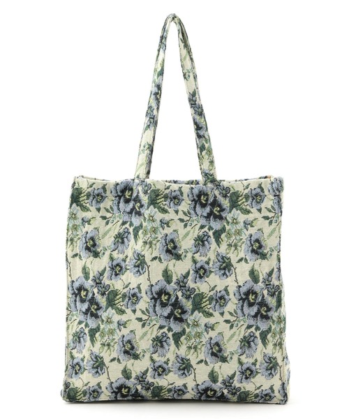 VIS（ビス）の「【A4対応】たっぷり入る、ゴブランジャガードトートバッグ（トートバッグ・レディース・ベージュ系その他/ブルー系その他5・FREE）」の13枚目の写真