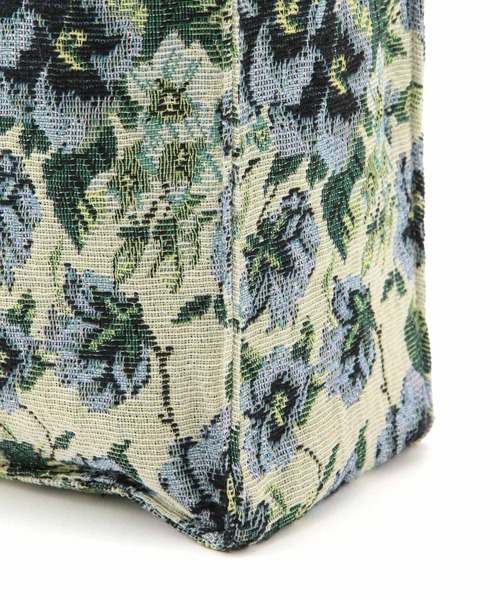 VIS（ビス）の「【A4対応】たっぷり入る、ゴブランジャガードトートバッグ（トートバッグ・レディース・ベージュ系その他/ブルー系その他5・FREE）」の16枚目の写真