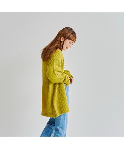 CPCM（シーピーシーエム）の「やわらか起毛糸カラーカーディガン（カーディガン/ボレロ・レディース・ベージュ/レッド/ピンク/グリーン系その他/ブルー・FREE）」の19枚目の写真