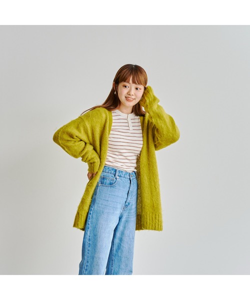 CPCM（シーピーシーエム）の「やわらか起毛糸カラーカーディガン（カーディガン/ボレロ・レディース・ベージュ/レッド/ピンク/グリーン系その他/ブルー・FREE）」の21枚目の写真