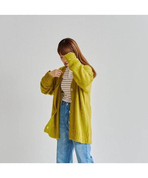 CPCM（シーピーシーエム）の「やわらか起毛糸カラーカーディガン（カーディガン/ボレロ・レディース・ベージュ/レッド/ピンク/グリーン系その他/ブルー・FREE）」の22枚目の写真
