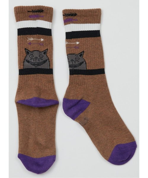 And A（アンドエー）の「AlexanderLeeChang アレキサンダーリーチャン / YOSHI47 SOCKS グラフィック 配色切り替えソックス / AC052129（ソックス/靴下・メンズ・ホワイト/ブラウン/レッド・ONE SIZE）」の22枚目の写真