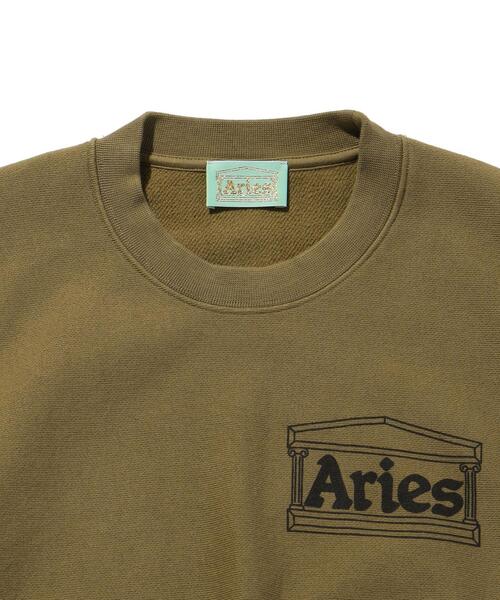 ARIES(アリーズ)の「<ARIES> PRM TEMPLE SWT CN/スウェット(スウェット・メンズ・オリーブ/クリーム・L/M)」の7枚目の写真