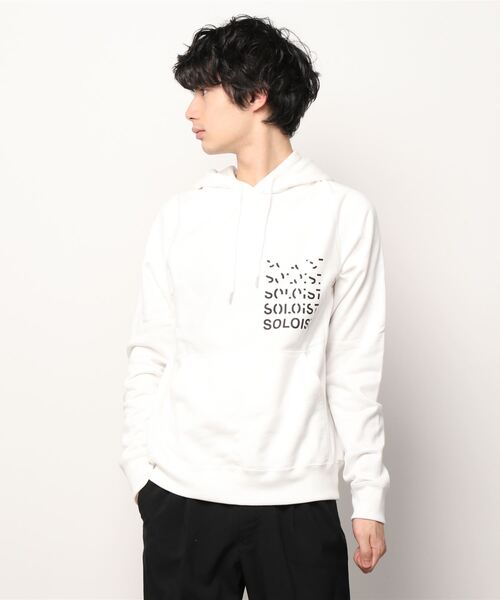 TAKAHIROMIYASHITATheSoloIst.(タカヒロミヤシタザソロイスト)の「TAKAHIROMIYASHITATheSoloist. タカヒロミヤシタザソロイスト SOLOIST (hoodie)(パーカー・メンズ・ホワイト/ブラック・48/46/50)」の1枚目の写真