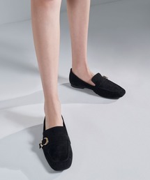 メタリックアクセント ペニーローファー / Metallic Accent Penny Loafers
