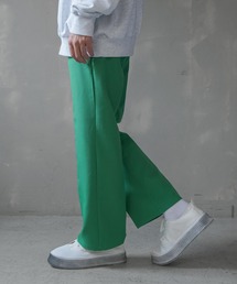 SPINNS | センタープレス セミフレアカラーパンツ(スラックス)