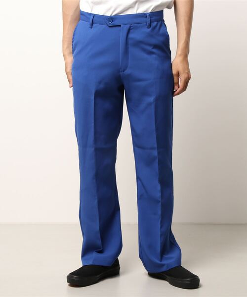 SPINNS（スピンズ）の「センタープレス セミフレアカラーパンツ（スラックス・メンズ・レッド/イエロー/グリーン/ロイヤルブルー・M/L）」の8枚目の写真