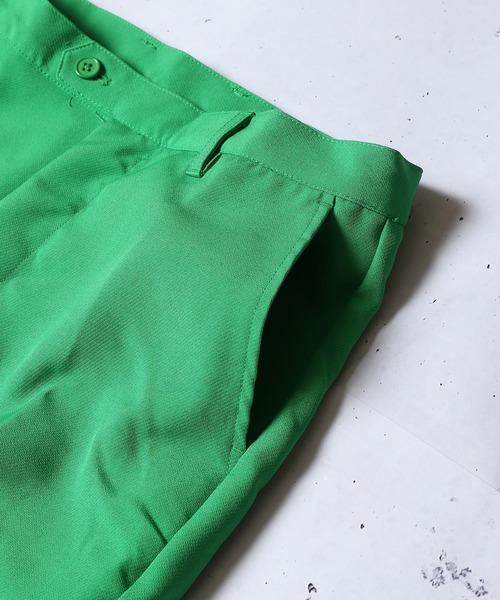 SPINNS（スピンズ）の「センタープレス セミフレアカラーパンツ（スラックス・メンズ・レッド/イエロー/グリーン/ロイヤルブルー・M/L）」の12枚目の写真