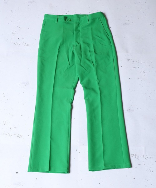 SPINNS（スピンズ）の「センタープレス セミフレアカラーパンツ（スラックス・メンズ・レッド/イエロー/グリーン/ロイヤルブルー・M/L）」の15枚目の写真