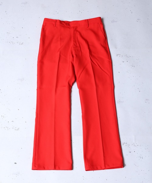 SPINNS（スピンズ）の「センタープレス セミフレアカラーパンツ（スラックス・メンズ・レッド/イエロー/グリーン/ロイヤルブルー・M/L）」の17枚目の写真