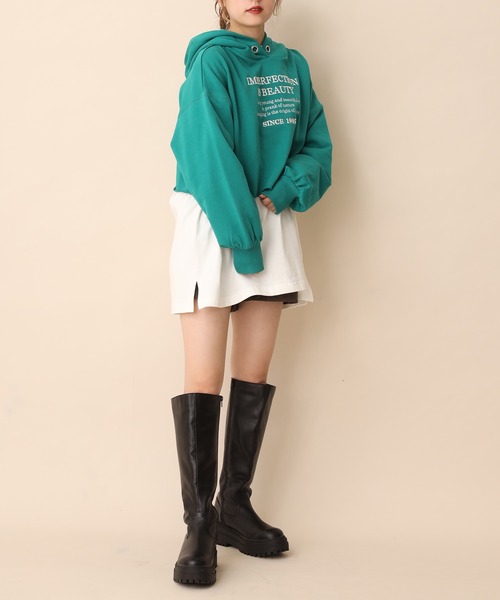 one after another NICE CLAUP（ワンアフターアナザーナイスクラップ）の「タンク底ロングブーツ（ブーツ・レディース・ブラック・S/M/L）」の8枚目の写真