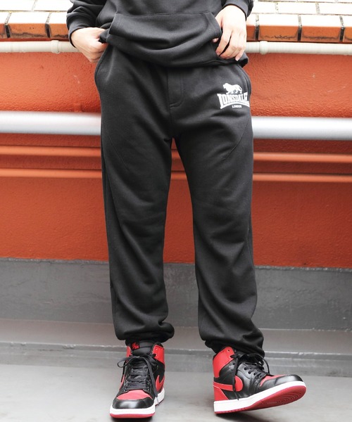 LONSDALE（ロンズデール）の「LONSDALE ロゴスウェットパンツ（スウェットパンツ・メンズ・ブラック/ホワイト・MEDIUM/X-LARGE/LARGE）」の2枚目の写真