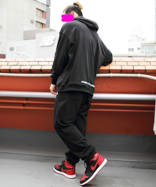 LONSDALE（ロンズデール）の「LONSDALE ロゴスウェットパンツ（スウェットパンツ・メンズ・ブラック/ホワイト・MEDIUM/X-LARGE/LARGE）」の4枚目の写真