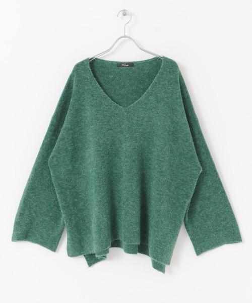 Urban Research Rossovネックワイドスリーブニット
