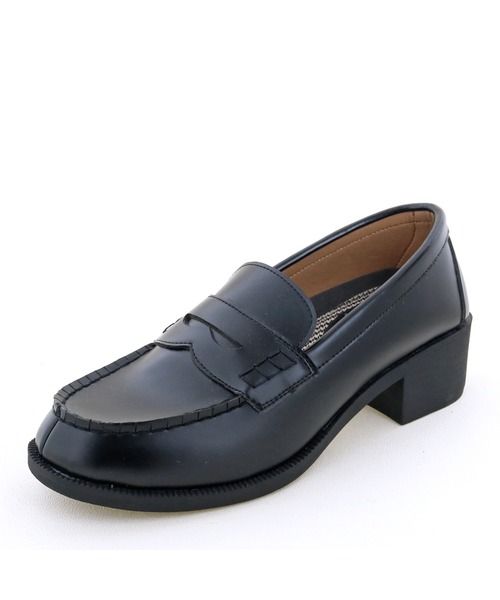 byあしながおじさん（バイアシナガオジサン）の「厚底コインローファー　-8710389（ローファー・レディース・ブラック/ダークブラウン・22.5cm/23.5cm/24.5cm/23.0cm/24.0cm）」の7枚目の写真